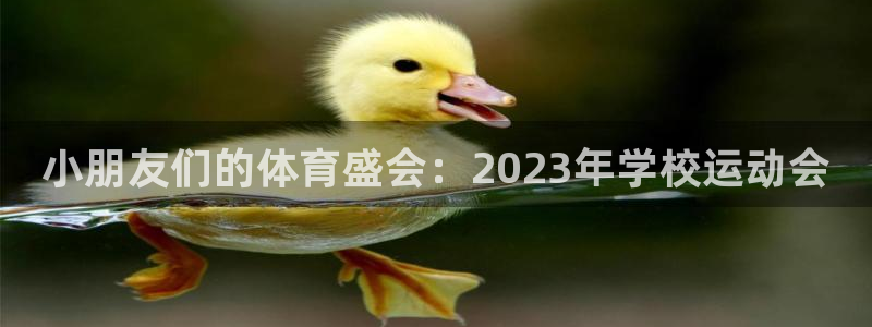 J9官网下载开户：小朋友们的体育盛会：2023年学校